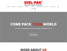 Tablet Screenshot of kiel-pak.com.pl